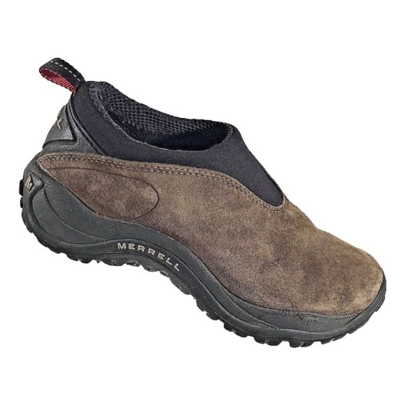 Merrell Shoes - Merrell Orbit Moc Gunsmoke Shoes Suede Rubber